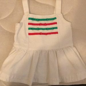 White Janie and Jack summer/spring top